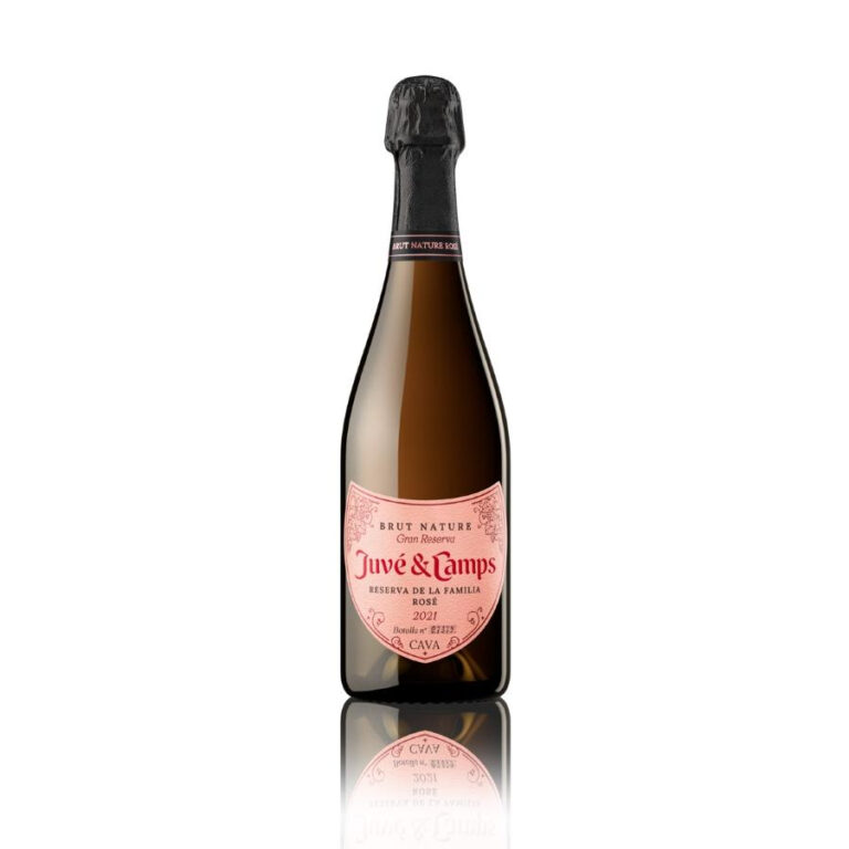 Bottle of Juve y Camps Reserva de la Familia Rosé Spanish cava