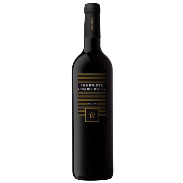 Bottle of Inurrieta 400 Crianza Spanish red wine