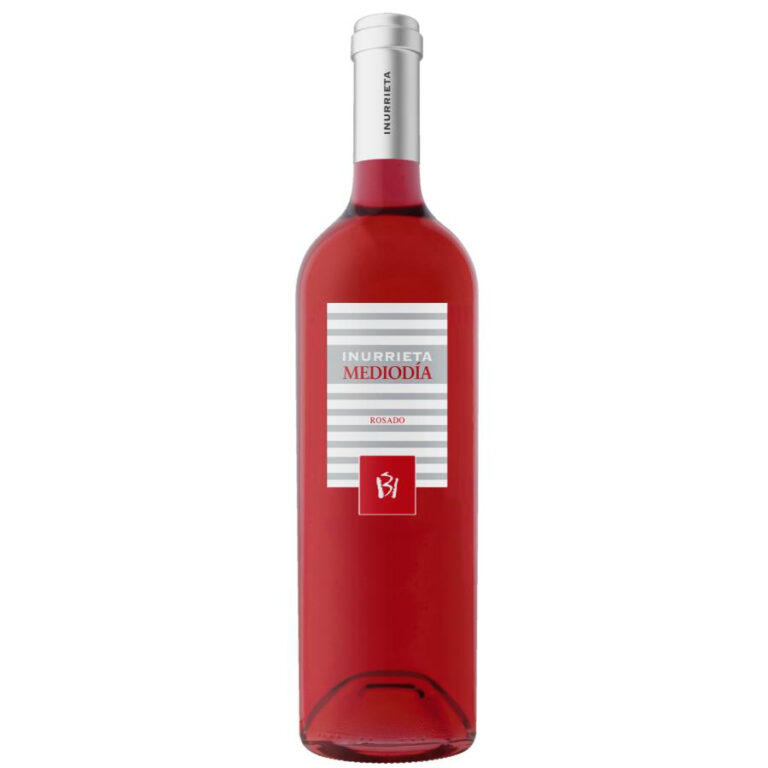 Bottle of Inurrieta Mediodía Rosado Spanish rosé wine