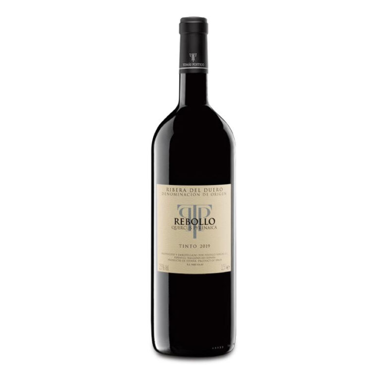 Bottle of Rebollo Magnum large format Spanish red wine