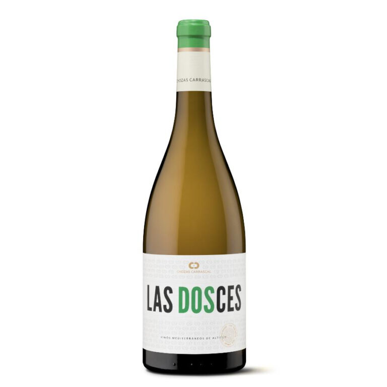 Bottle of Las Dos Ces Blanco Spanish white wine