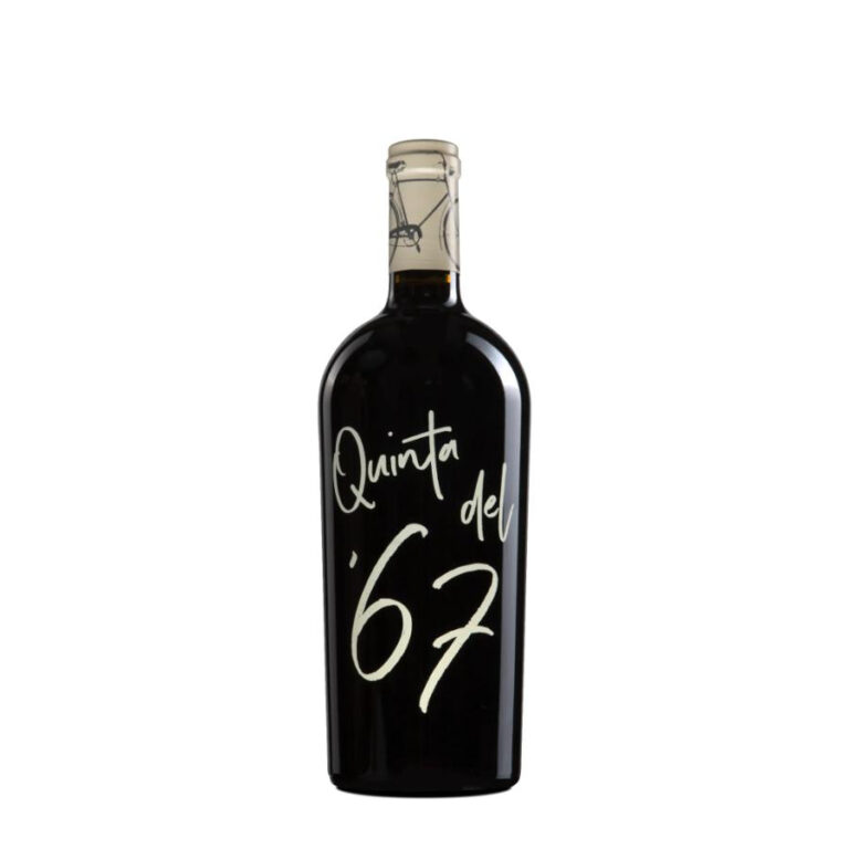 Bottle of Quinta 67 Spanish red wine