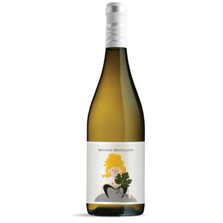 Bottle of Madame Merseguera Spanish white wine
