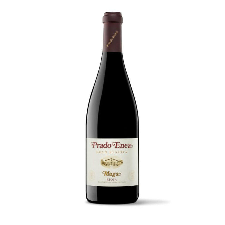 Bottle of Prado Enea Gran Reserva Spanish red wine
