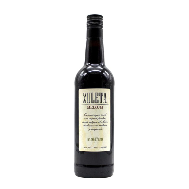 Bottle of Delgado Zuleta Medium Amontillado Spanish sherry