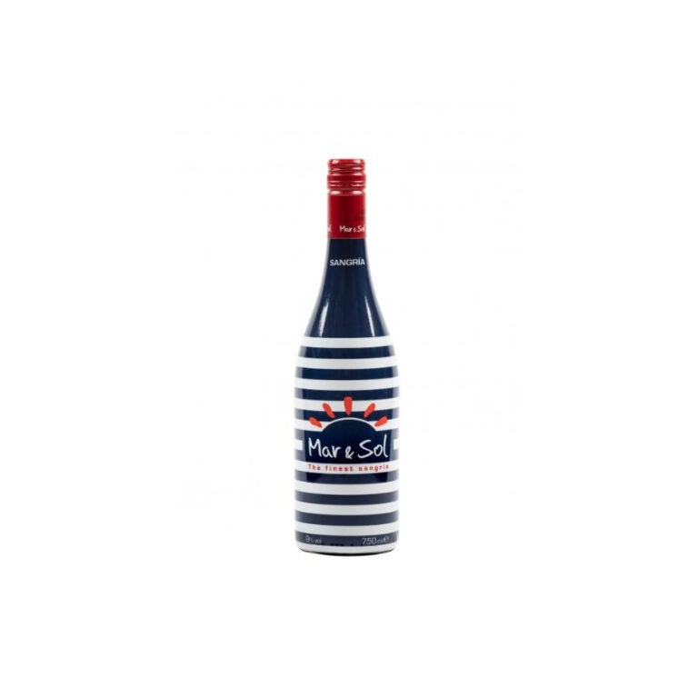 Bottle of Sangría Mar y Sol Spanish sangria