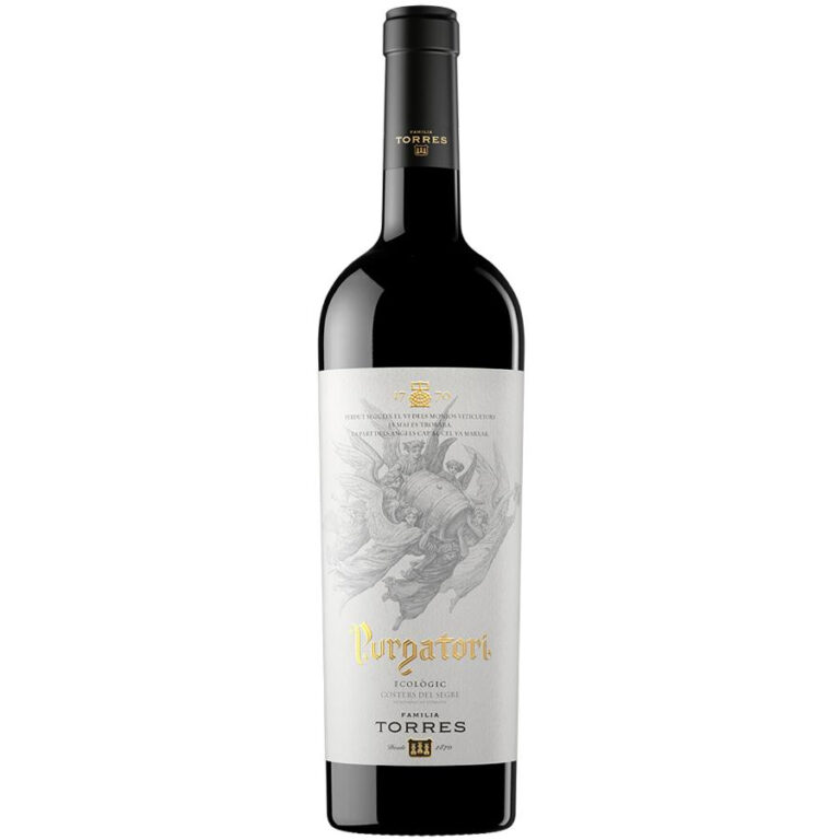 Bottle of Purgatori Spanish red wine
