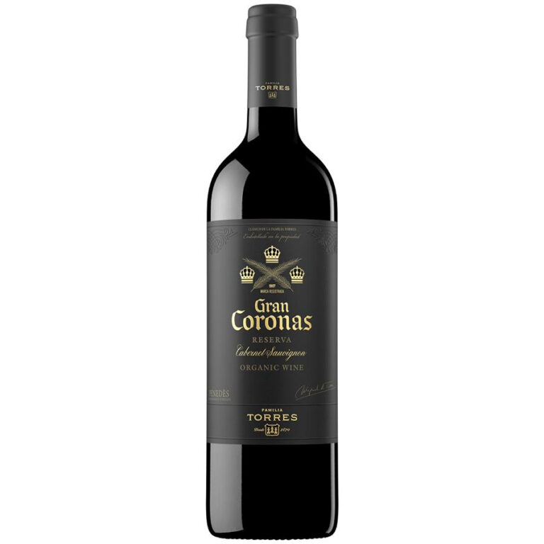 Bottle of Gran Coronas Spanish red wine