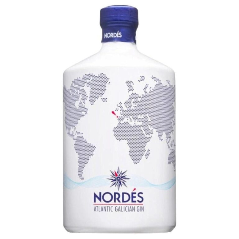 Bottle of Nordés Gin Spanish gin