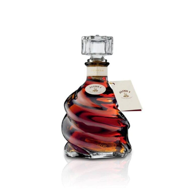 Bottle of Jaime I Spanish brandy