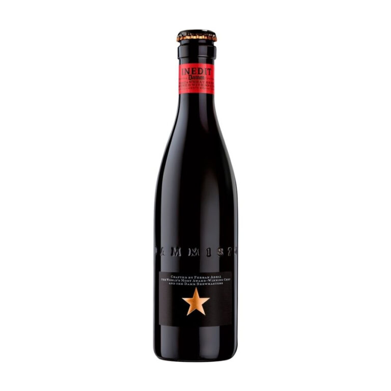 Bottle of Inedit Beer Damm Spanish craft beer