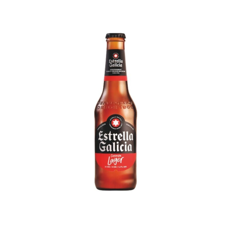 Bottle of Estrella Galicia Spanish beer