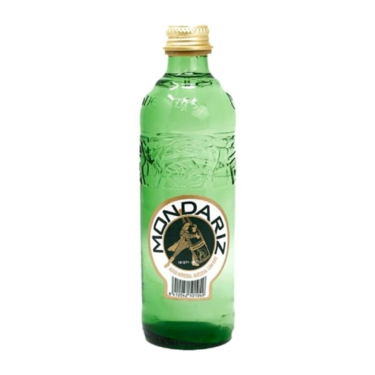 Bottle of Mondariz Sparkling Small Spanish mineral water