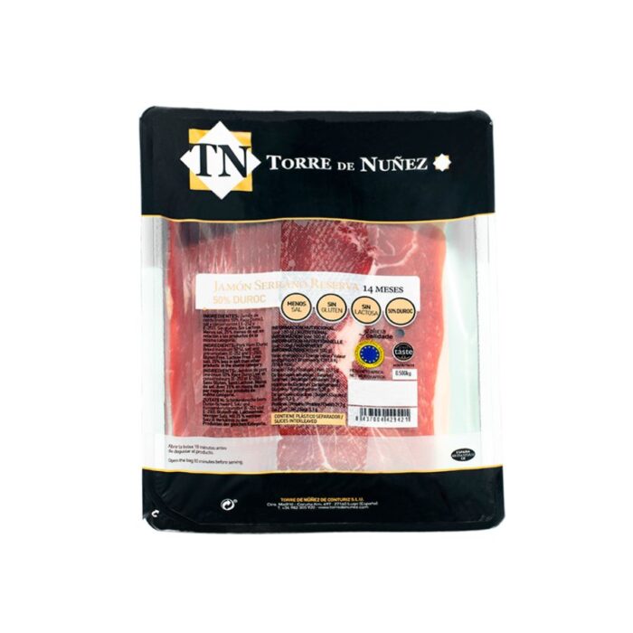 Sliced Jamon Reserva Torre Núñez 8x500g - Image 2