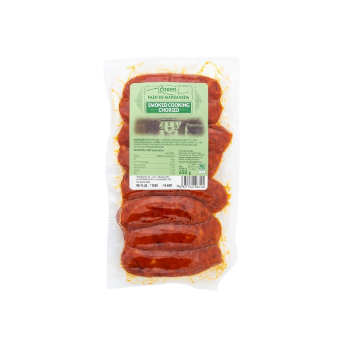 Smoked cooking chorizo Pazo de Manzaneda 6 x 650g - Image 2