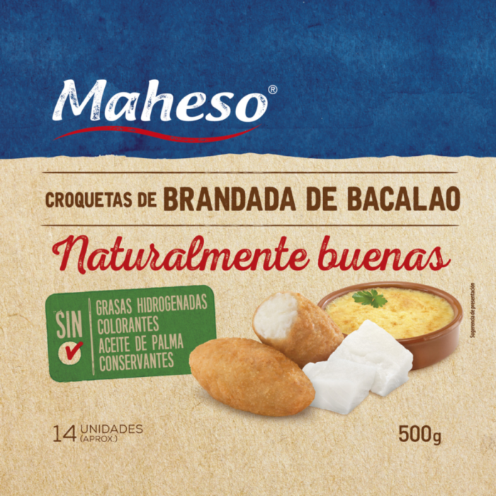 Croquetas de Bacalao Maheso 8 x 0.50Kg - Image 2